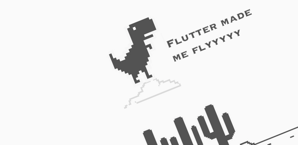 Recreating the famous T-Rex game with Flutter and Flame