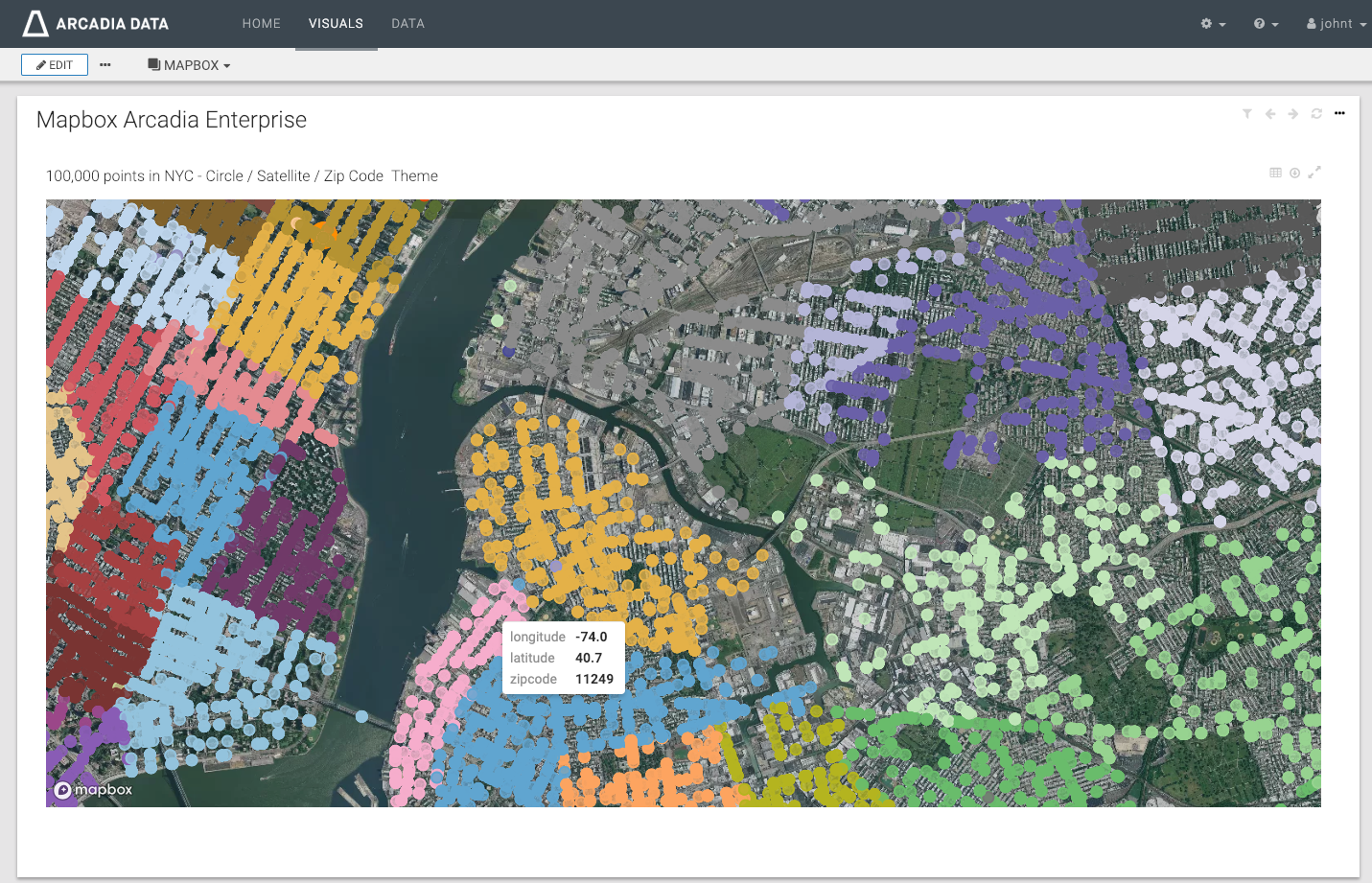 Fast, flexible maps for Arcadia Data